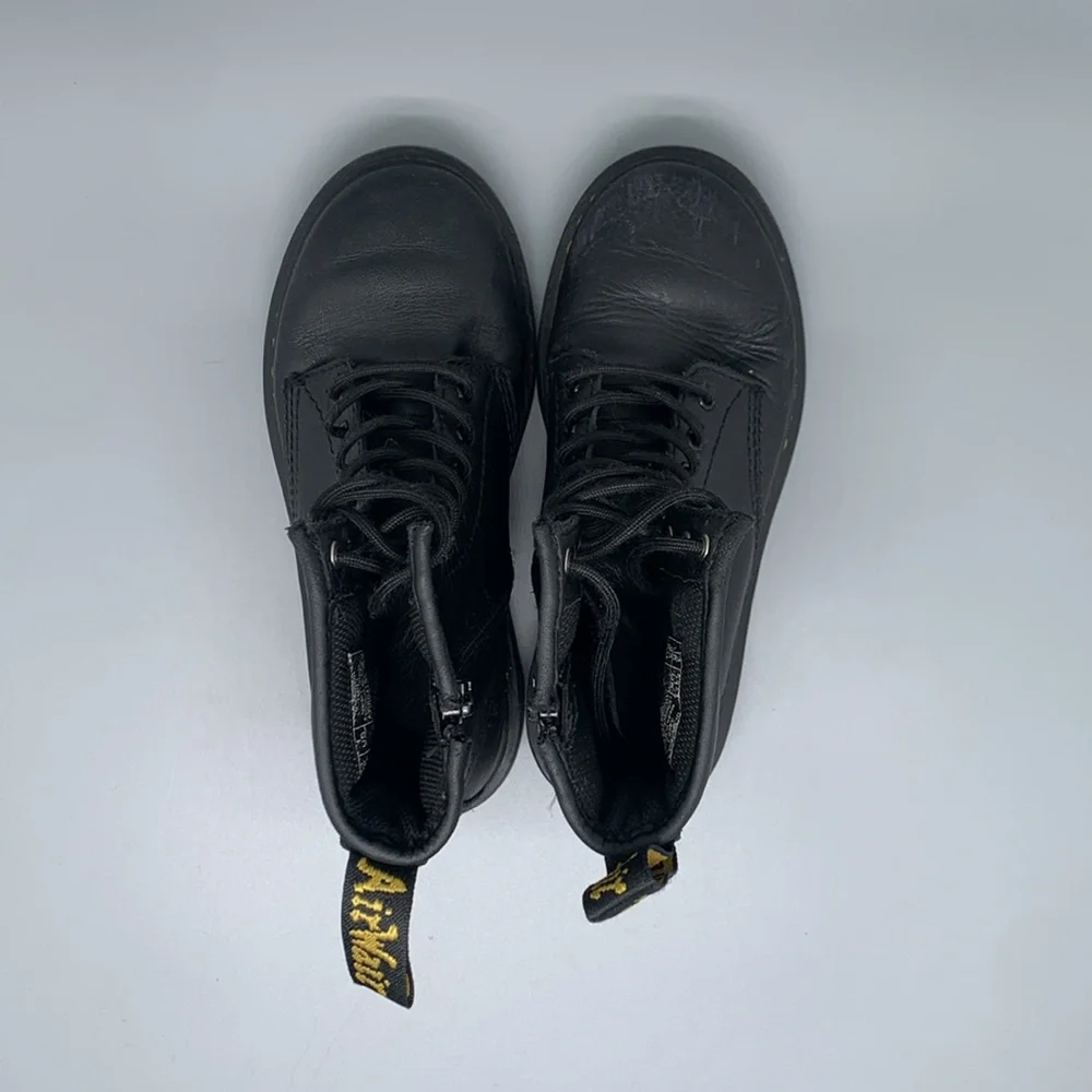 Doc Martens Junior 1460 Leather Lace Up Boots Youth‎ Sz 1
